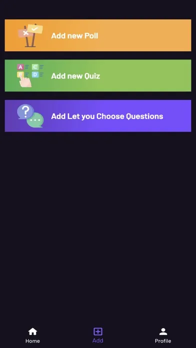 Zrzuty ekranu Would You Rather: Polls - Q&A