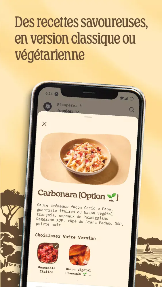 Capturas de pantalla de Cala - pâtes et salades
