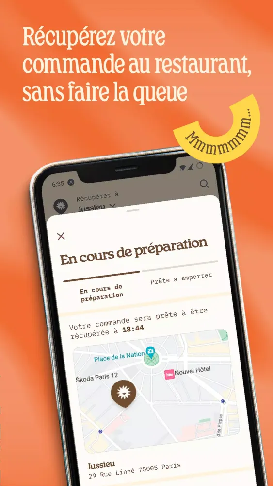 Capturas de pantalla de Cala - pâtes et salades