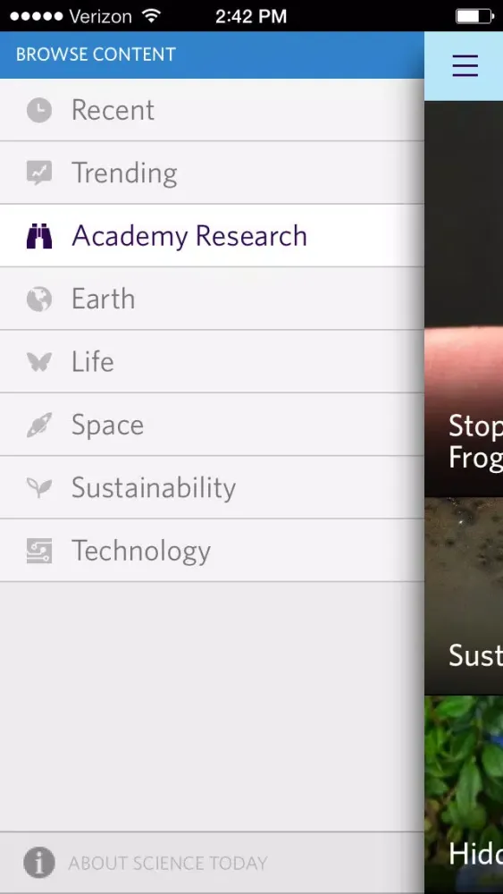 Скриншоты Science Today