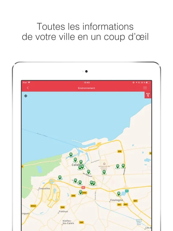 تصاویر Calais connect' iPad 