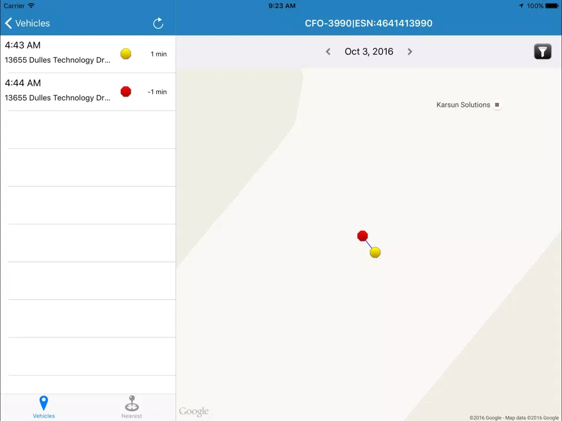 FleetOutlook MobileFind iPad  স্ক্রিনশট
