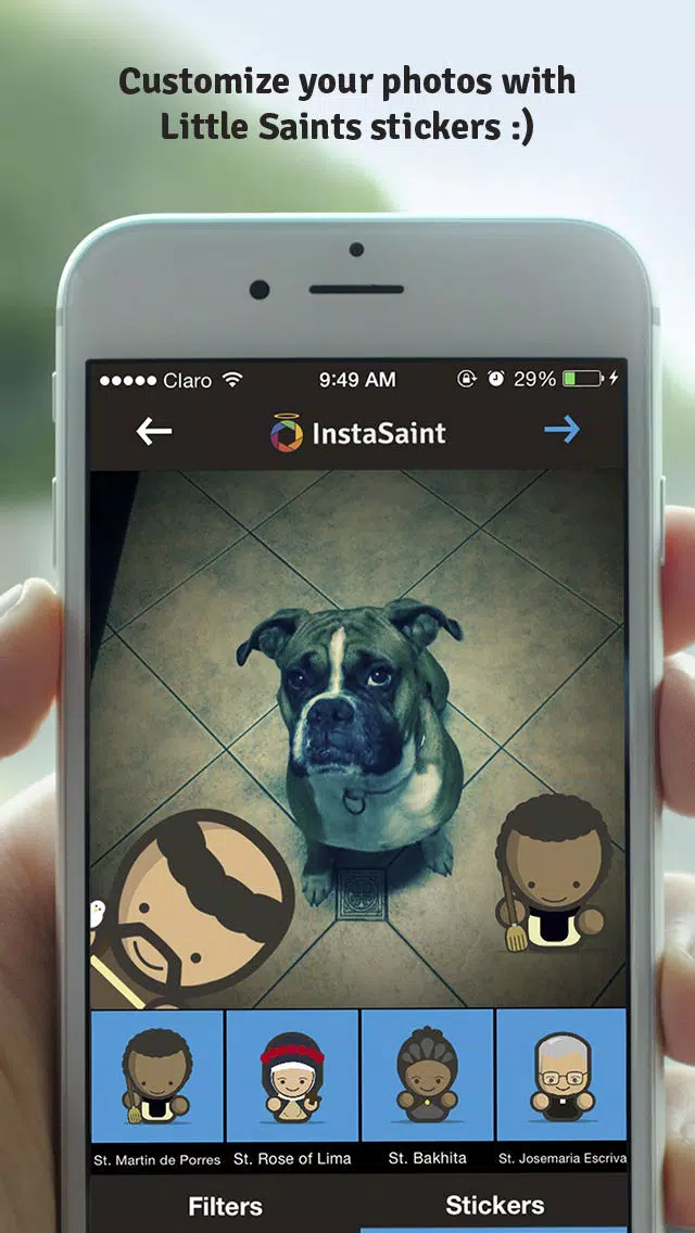 Zrzuty ekranu InstaSaint