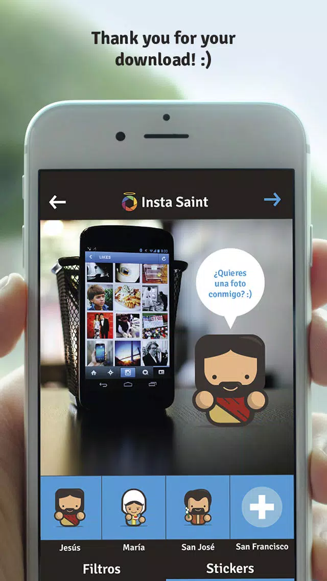 Zrzuty ekranu InstaSaint