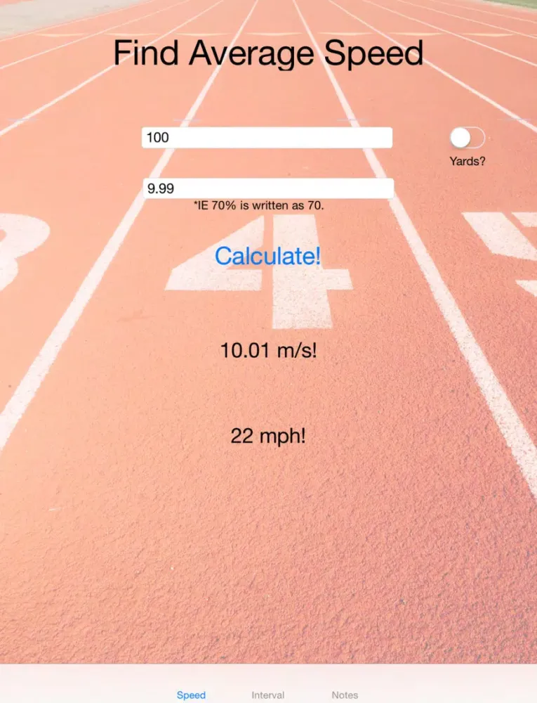 Speed-Percentages iPad  スクリーンショット