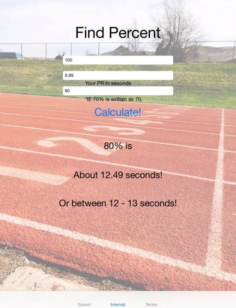 Speed-Percentages iPad  スクリーンショット