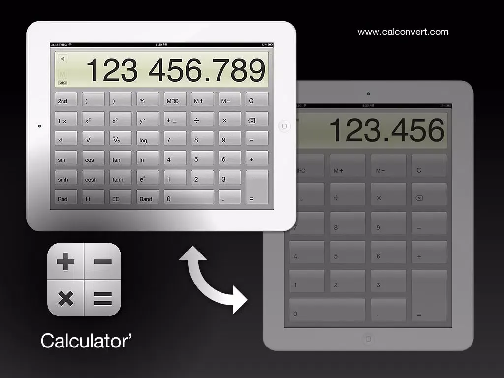 Zrzuty ekranu Calculator' iPad 