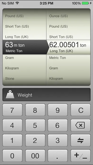 Converter: Units & Currencies. 스크린샷