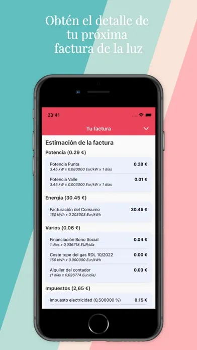Скриншоты Factura Luz