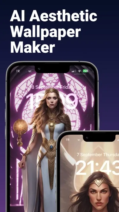 Aesthetic AI Wallpaper Maker Ekran Görüntüleri