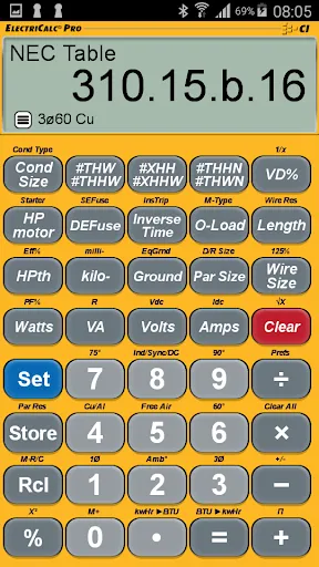 ElectriCalc Pro Calculator应用截图