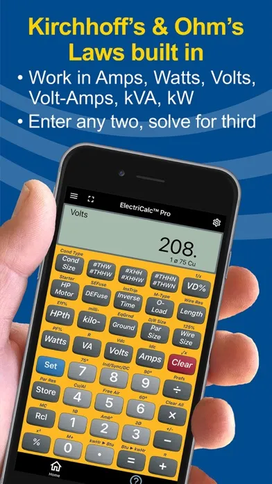 ElectriCalc Pro سکرین شاٹس