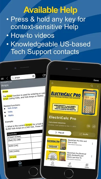 ElectriCalc Pro سکرین شاٹس