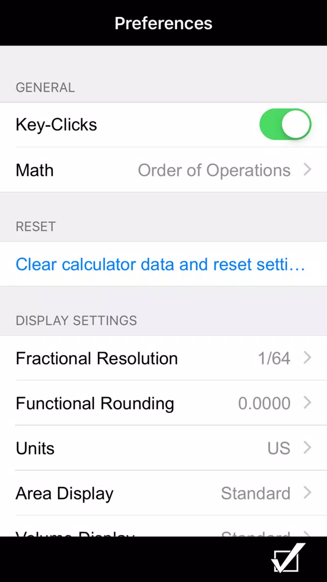 Tradesman Calc Screenshots