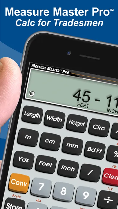 Measure Master Pro Calculator Screenshots
