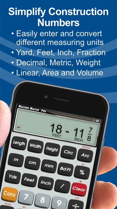 Measure Master Pro Calculator Screenshots
