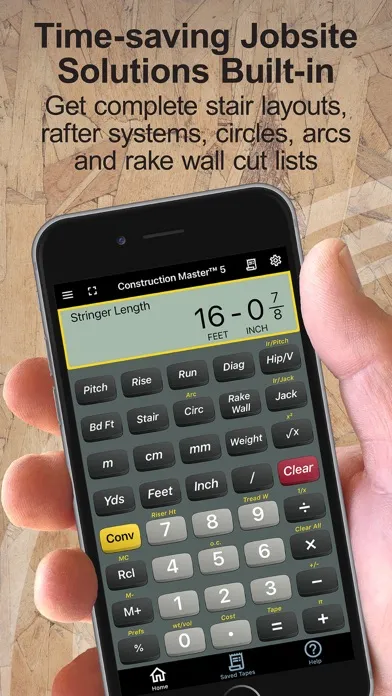 Tangkapan layar Construction Master 5 Calc