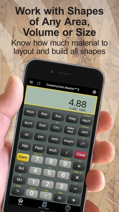 Tangkapan layar Construction Master 5 Calc