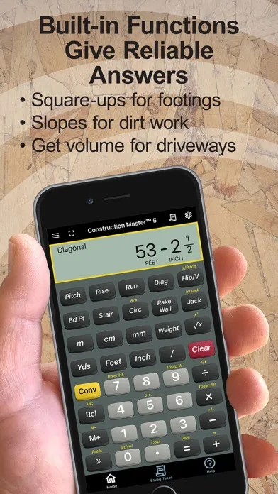 Tangkapan layar Construction Master 5 Calc