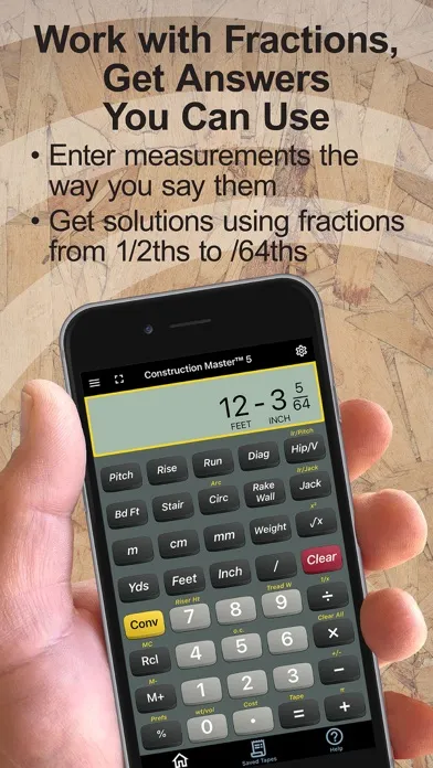 Tangkapan layar Construction Master 5 Calc