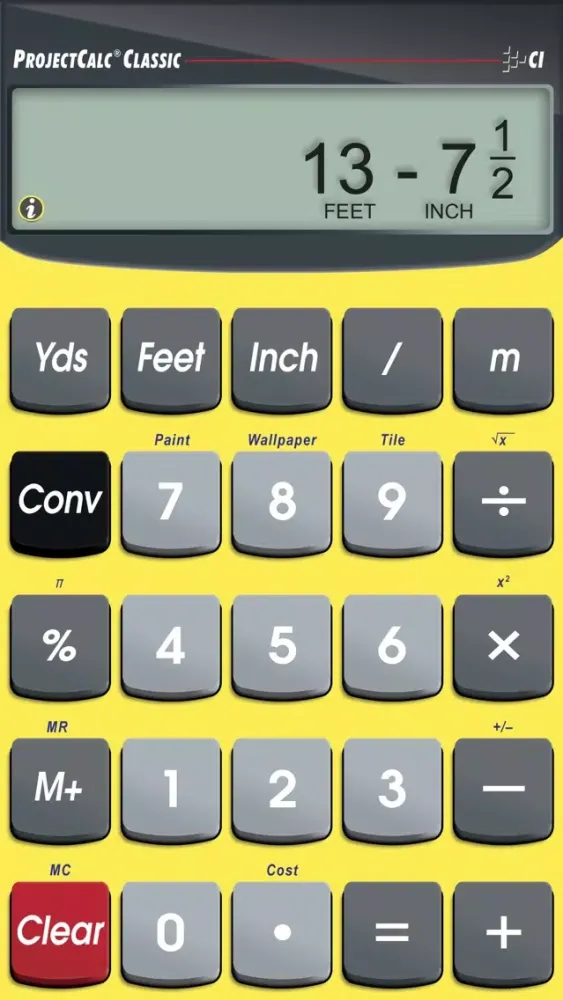 ProjectCalc Classic 스크린샷