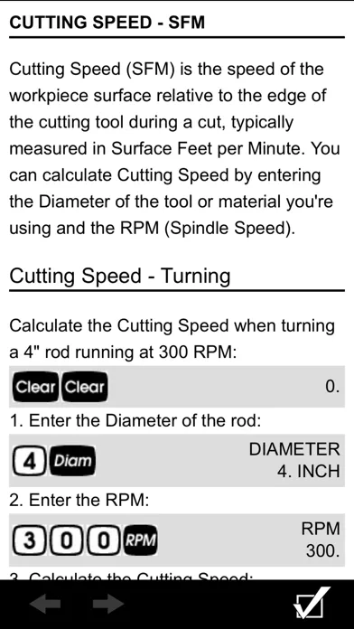 Machinist Calc Pro 2 스크린샷