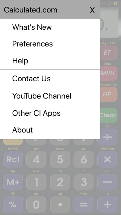 Captures d'écran de Hot Rod Calc