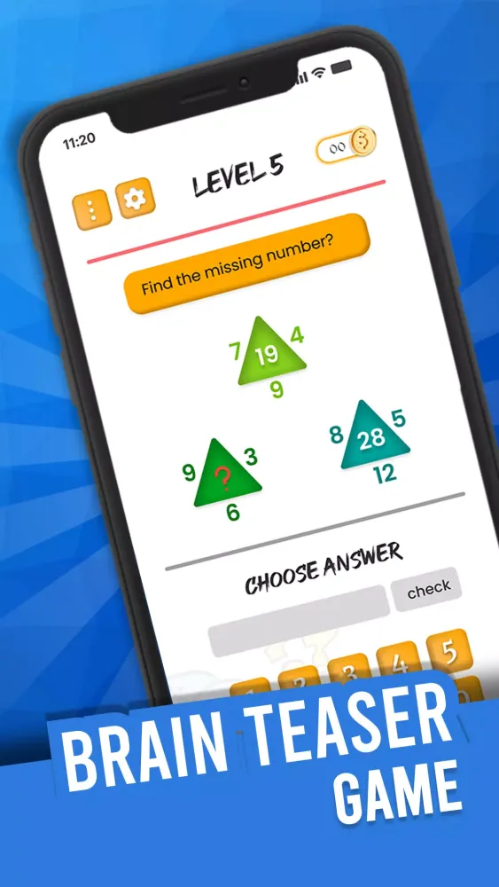Ảnh chụp màn hình của Brain games: Tricky Puzzles