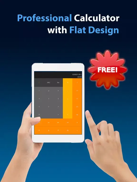Tangkapan layar Calculator : Scientific & Flat iPad 