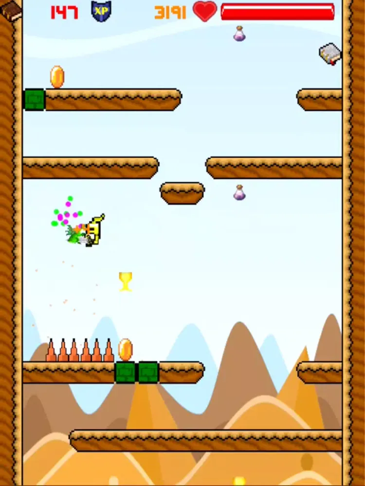 Capturas de tela do Super Novel Collector - 2D Platform Game iPad 