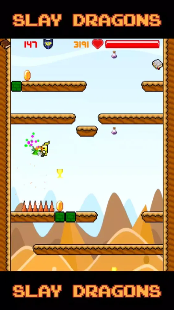 Capturas de tela do Super Novel Collector - 2D Platform Game