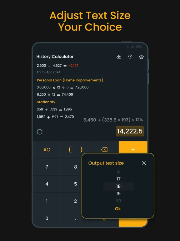 Capturas de tela do Smart Calculator : Quick Cal + iPad 