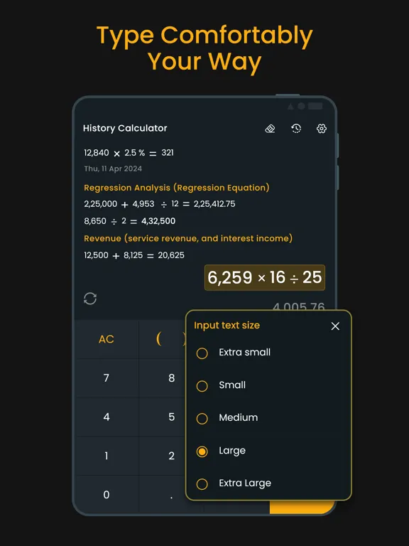 Capturas de tela do Smart Calculator : Quick Cal + iPad 