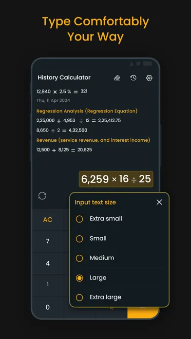 Capturas de tela do Smart Calculator : Quick Cal +