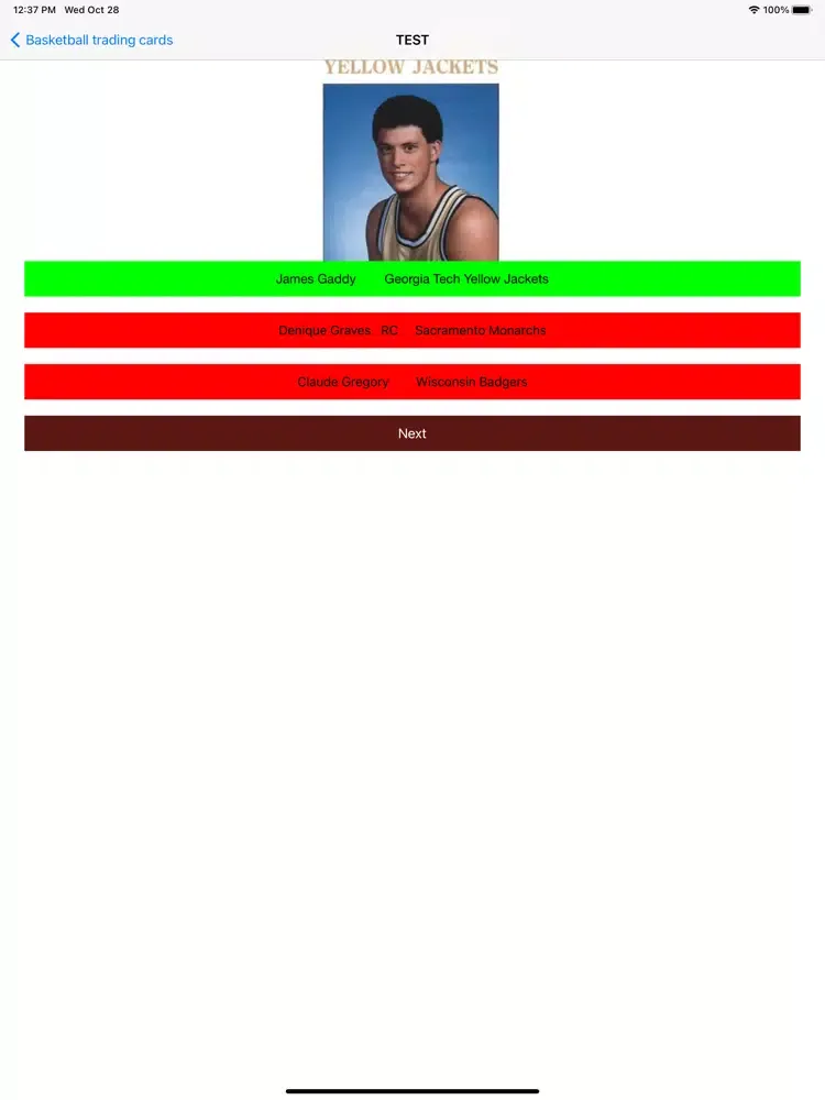 صور Basketball trading cards Light iPad 