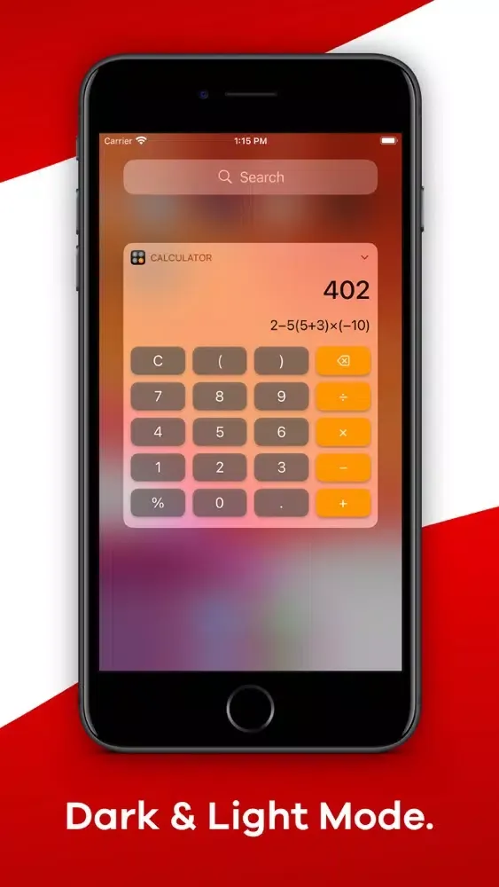 Calculator Widget - WCalc स्क्रीनशॉट