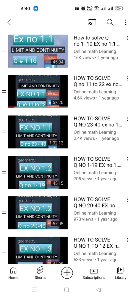 Capturas de pantalla de Calculus and Analytic Geometry