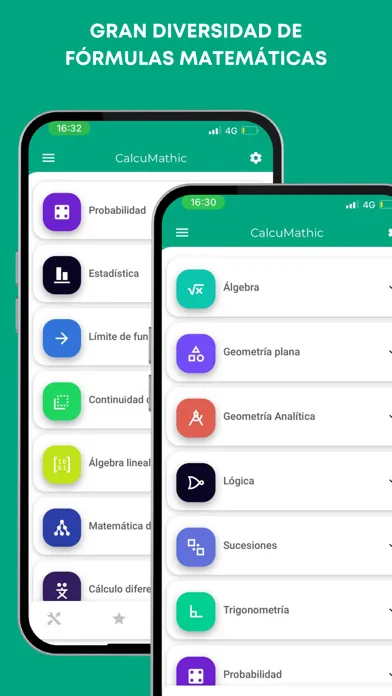 Capturas de pantalla de CalcuMathic: Matemática