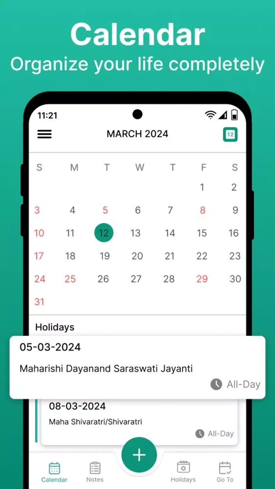 Zrzuty ekranu Calendar 2024