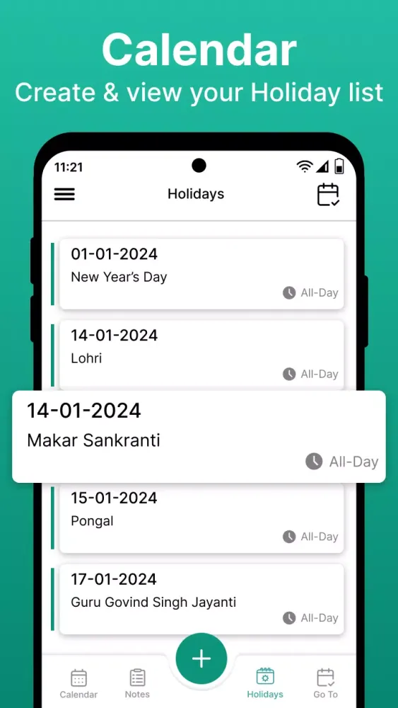 Zrzuty ekranu Calendar 2024