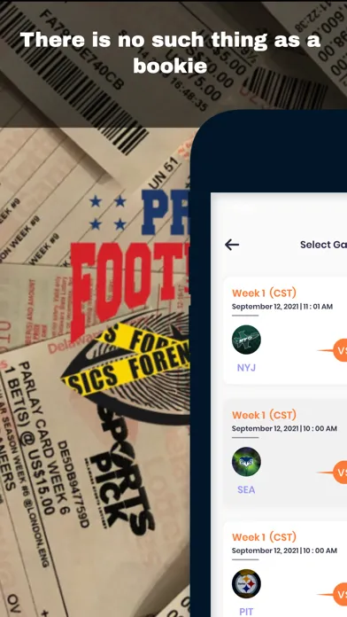Ảnh chụp màn hình của Pro Football Forensics: Bet AI