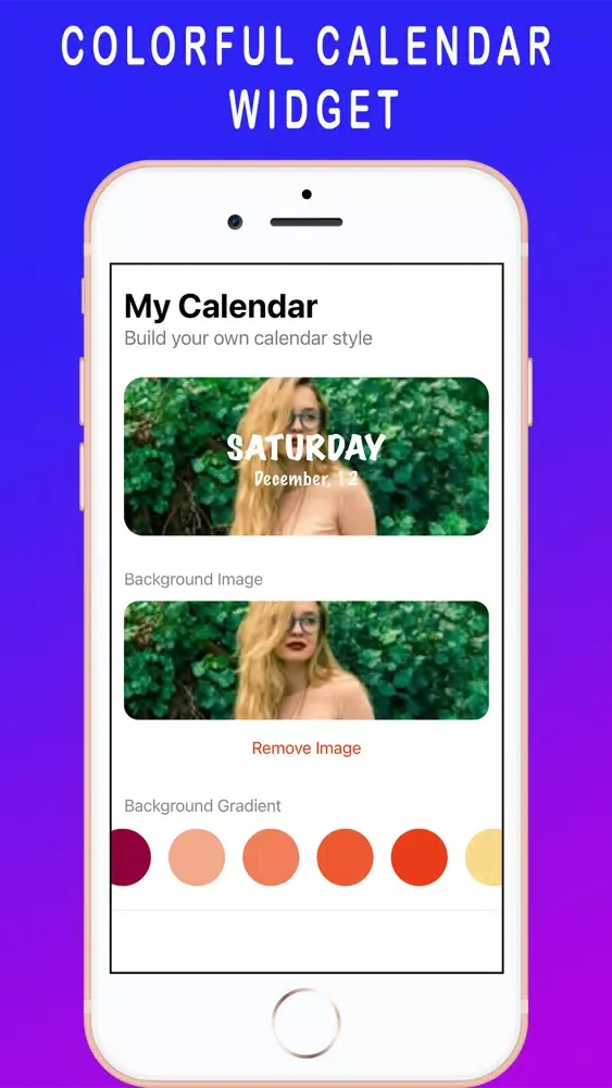 Скриншоты Colorful Calendar widget