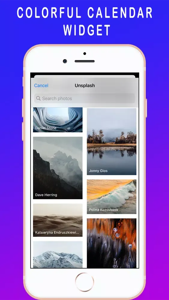 Скриншоты Colorful Calendar widget