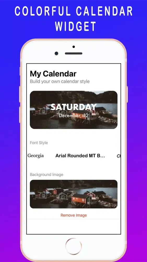 Скриншоты Colorful Calendar widget