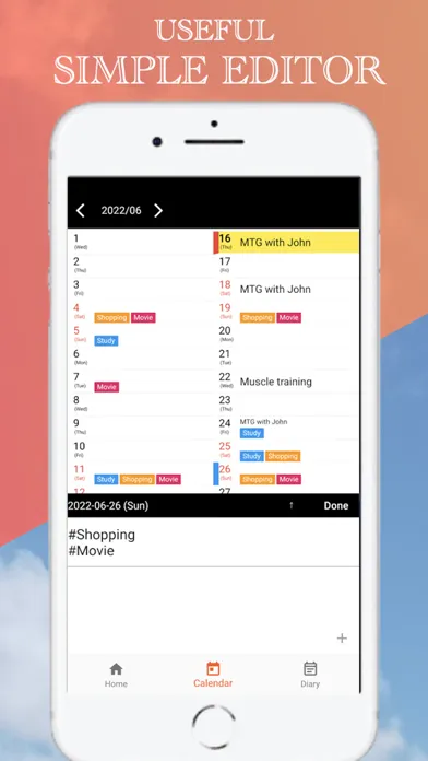 List Calendar 2025 - Vertical سکرین شاٹس