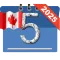 Canada Calendar 2025