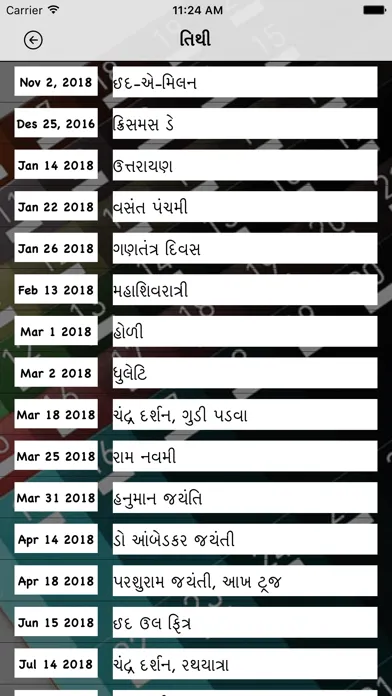 Capturas de pantalla de Gujarati Calendar 2019 Pro