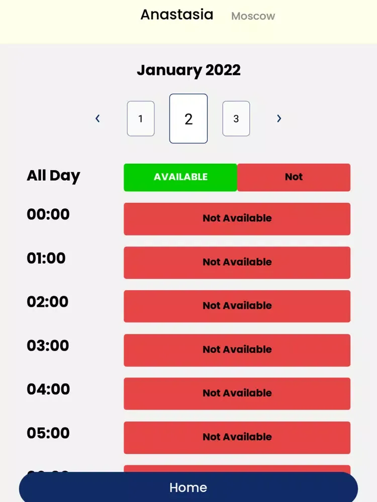 Capturas de tela do CALENDAR UPDATE iPad 