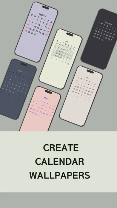 Create Calendar Wallpapers Ekran Görüntüleri