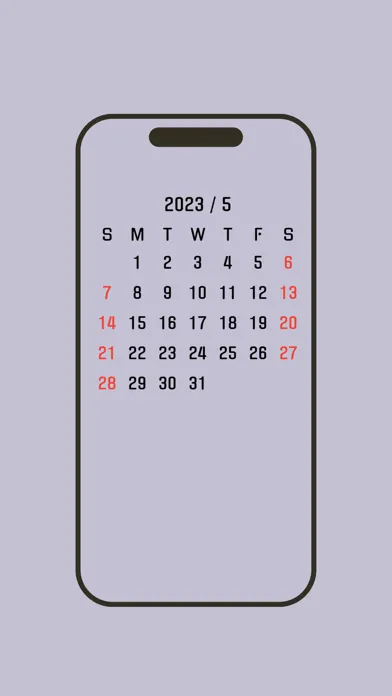 Create Calendar Wallpapers Ekran Görüntüleri